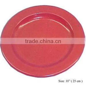 Red Color Charger Plate, Charger Tray, Plate thumbnail-1