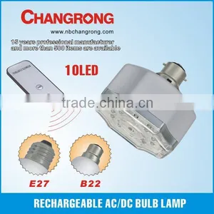 AC/DC Plastic Emergency Rechargeable Led Bulb Lamp China thumbnail-1