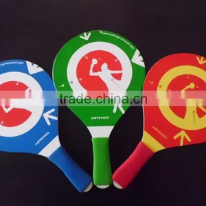 Cutomized Fashion Wooden Beach Rackets, Wooden Beach Tennis Racket thumbnail-1