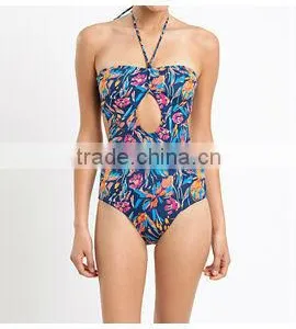One Piece Women Screen Printing Swimwear thumbnail-1