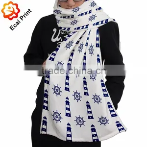 High Quality Newest Design Custom Made Digital Printing Winter Scarf thumbnail-1