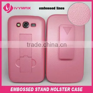 Hot 2013 Plastic Stand Holster Combo Case for Samsung Grand Duos I9082 Mobile Phone Case thumbnail-1