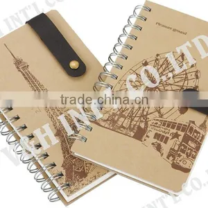 2012 New Design PU Closure Notebook With Spiral thumbnail-1