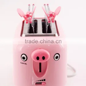 Pink Pig Shape Toaster,double Toaster Oven,toaster Machine thumbnail-3