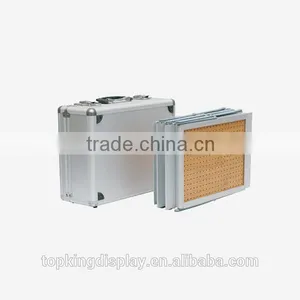 High Quality Exquisite Standard Convenient Aluminum Catalogue Shelf Model FT With Acrylic or Wooden Tray thumbnail-3