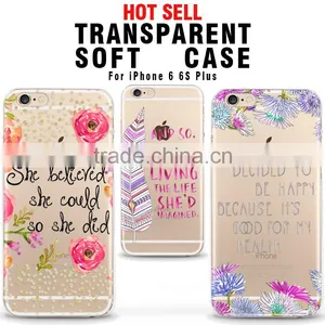 Wholesale Mobile Phone Accessories for Iphone 6 s Plus Case Ultra-thin Clear Phone Case for Samsung Galaxy j7 Back Cover Case thumbnail-1