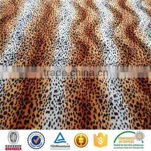 Animal Print Cheetah Design S Wave Brush Upholstery Velboa Fabric thumbnail-1