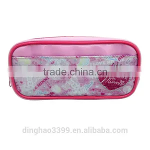 Kawaii Novelty PVC Leather Pencil Case Coin Bags for Students Office School Stationery Storage Bags Supplies thumbnail-1