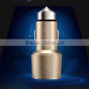 2016 Universal New Design High Speed Mobile Phone Charger USB Car Charger With LED Light thumbnail-3