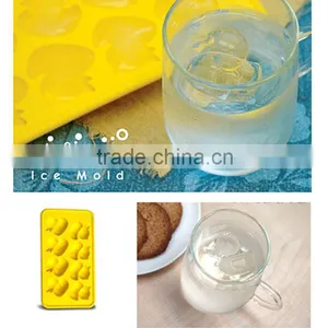 100% Food Grade Silicone Duck Animal Shape Ice Cube Tray thumbnail-2