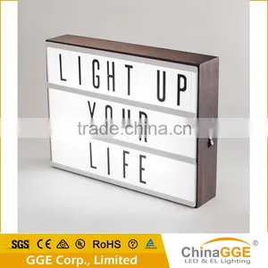 Cinema Light up Sign Box With Changeable Colored Letters,symbols and Numbers thumbnail-5