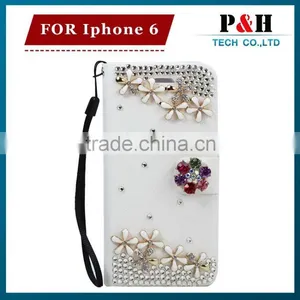 Fashion Tpu+pc Hybrid for Iphone 6 Bling Wallet Case thumbnail-5