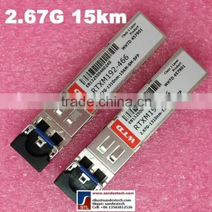 WTD 2.67G-1310nm-15km-SM-ESFP RTXM192-466 Optical Transceiver thumbnail-1