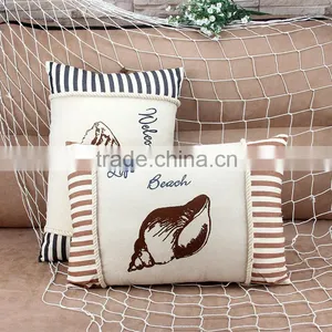 Fashion Square Pillow Block Marine Life Cushion Cover thumbnail-1