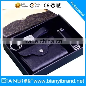 Fashion Gift Set, 3pcs Different Gift Set. Box Parking Gift Set With Nail Clipper,key Ring,card Bag thumbnail-1