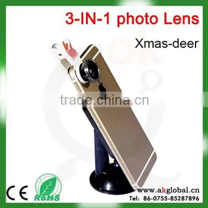 3 in 1 Universal Fisheye Wide Angle Macro Mobile Phone Camera Lens thumbnail-5