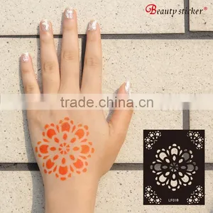 Black Plastic Temporary Airbrush Tattoo Stencil thumbnail-5