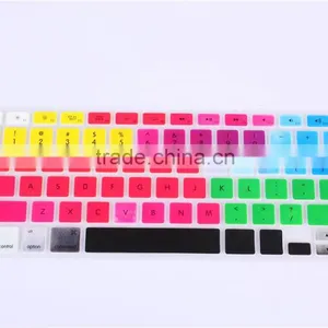 Colorful Printed Silicone Keyboard Cover for Macbook Laptop thumbnail-5