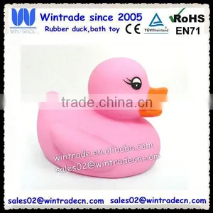 Pink Rubber Duck Floating Pink Toy thumbnail-1