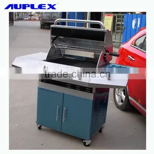 430 Stainless Steel Portable Gas Grill With Rotisserie / Skewer Wholesale thumbnail-1