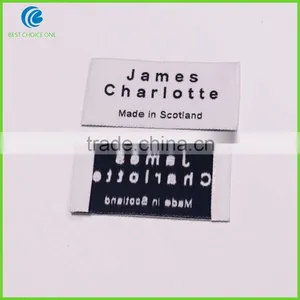 Customized Garment High Qunlity Woven Labels Fabric Labels For Clothing ,Hat,Handbag thumbnail-2