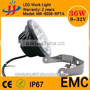 Round 6 Inch 36W High-low Beam 2700lm Truck 12v Led Tractor for Jeep Tractor Lamp Offroad LED Driving Light thumbnail-4