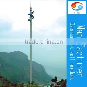 Steel Monopole Tower Used for Hang Antenna thumbnail-1