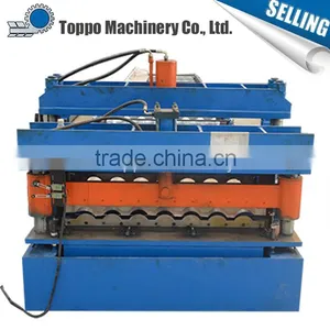 New Design High Quality Making Metal Colored Roof Tile Forming Machine thumbnail-3