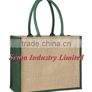 Personalised Jute Shoulder Bags and Burlap Sack for Wholesale thumbnail-1