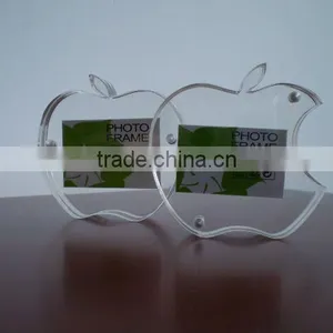Arrival Magnet Apple Shape Acrylic Picture Frame, Acrylic Photo Frame,Clear Acrylic Image Frame(R-1143 thumbnail-1