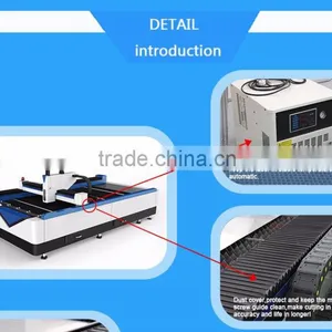 Stainless Steel/carbon Steel/mild Metal Sheet 300w 500w Fiber Laser Cutting Machine thumbnail-2