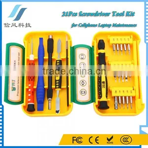 BST-8923 21Pcs Mini Pocket Screwdriver Set Computer Maintenance Tool Kit thumbnail-1
