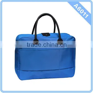 2015 Microfiber With Fake Leather Travel Bag thumbnail-1