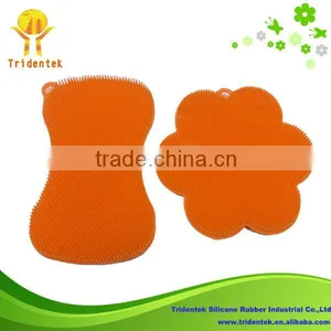 2016 New Arrival Bathing Accessories Most Difficult Production Silicone Bathing Brush For Shower thumbnail-3