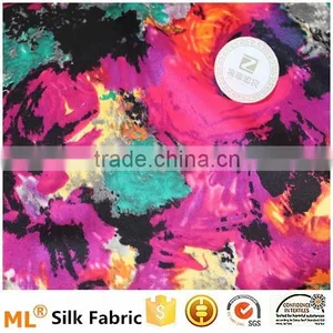 Silk Satin Printed Silk Fabric for Silk Tie and Silk Scarf thumbnail-1