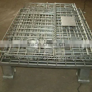 Wire Mesh Container With Wheels for Auto Components thumbnail-1