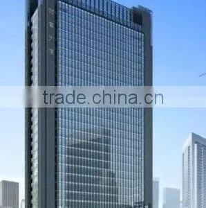 Aluminum Ford Blue Insulating Glass Curtain Wall thumbnail-3