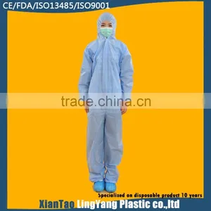Cheap Safety Disposable Coverall With Hood thumbnail-2