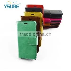 Various Color High Quality PU Leather Flip Wallet Phone Case For IPhone 7 With Card Slots thumbnail-3