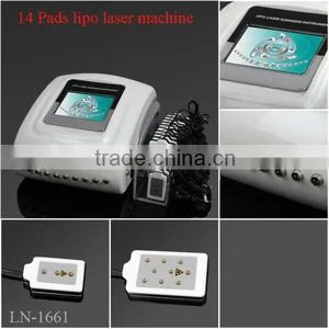 Fast!!!hot Sale!!!!14 Pads Portable Lipo Laser Machine for Sale thumbnail-1