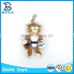 Custom Plush Tiger Mascot Toy Soft Stuffed CE Keychain thumbnail-1