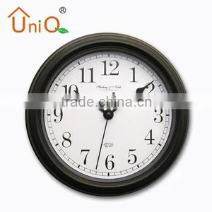 Round Interior Decoration Plastic Wall Mounted Clock thumbnail-1