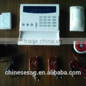 433Mhz Wireless Alarm System Kit With Package Content: Door Contact,PIR Motion Sensor,remote Control,wired Siren thumbnail-1
