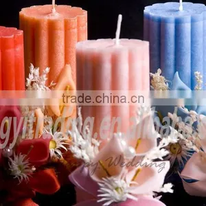Flameless Wedding/Home Decorative Pillar Candle thumbnail-4