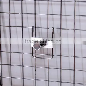 Wholesale Chrome Finished Girdwall Wire Display Net Hook thumbnail-5