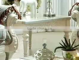 Modern MDF Marble Top Square Coffee Table thumbnail-1