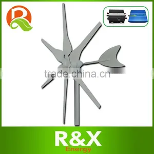 6 Blades Horizontal Axis Windmill+wind Controller+600w off Gird Pure Sine Wave Inverter. 3 Years Warranty. thumbnail-1