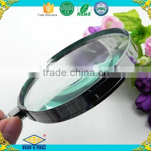 Hot Sale Glass Material 90mm Magnifying Glass:Handheld Metal Magnifier thumbnail-3