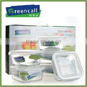 6pcs Heat Resistant Microwave Safe Lunch Box Set thumbnail-1