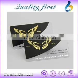 Custom Transparent Plastic Printing Business Card thumbnail-1